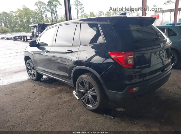 5FNYF8H52MB019513 2021 HONDA PASSPORT Black Հետևի ձախ