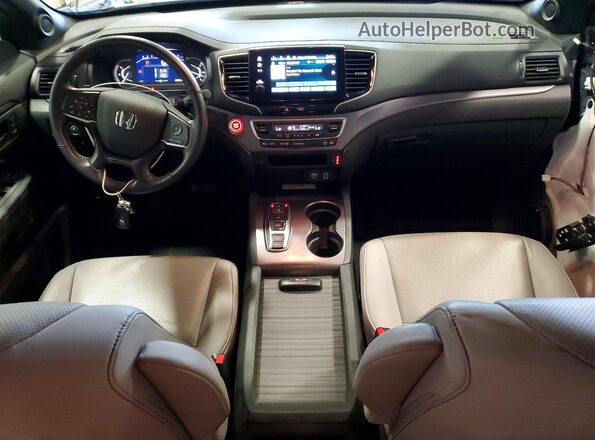 5FNYF8H52PB008676 2023 HONDA PASSPORT Silver Առջևի վահանակի տեսք
