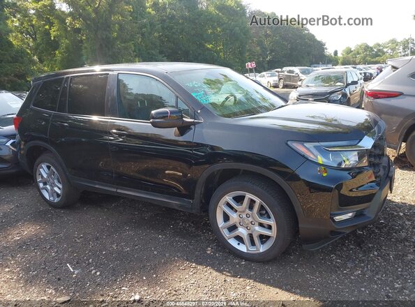 5FNYF8H52SB012753 2025 HONDA PASSPORT Black Вид задньої частини салону