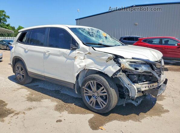 5FNYF8H53KB012096 2019 HONDA PASSPORT Белый Передняя правая четверть