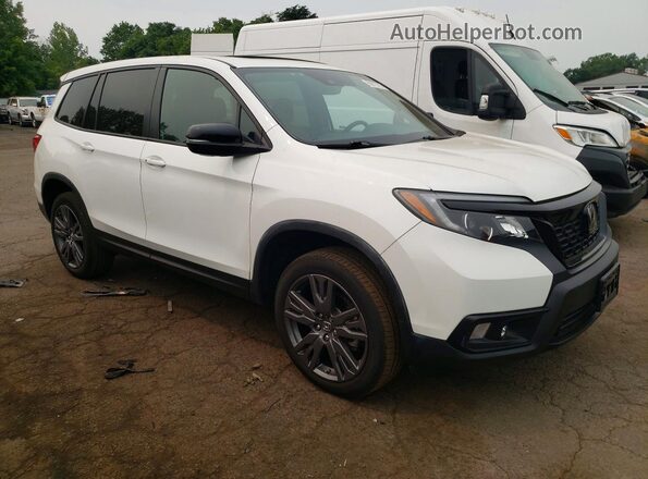 5FNYF8H53LB020670 2020 HONDA PASSPORT Белый Передняя правая четверть