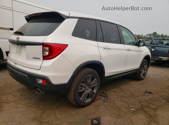5FNYF8H53LB020670 2020 HONDA PASSPORT Белый Задняя правая четверть