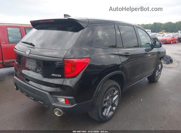 5FNYF8H54PB005696 2023 HONDA PASSPORT Black Tył prawy