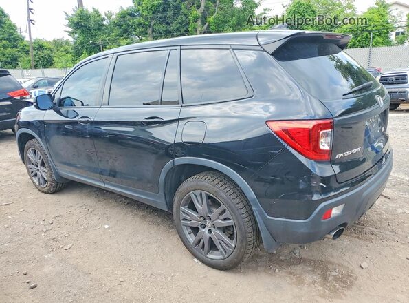 5FNYF8H55LB001831 2020 HONDA PASSPORT Black Հետևի ձախ