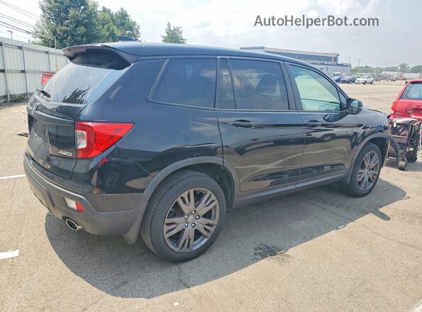 5FNYF8H55LB003210 2020 HONDA PASSPORT Black Задня права чверть