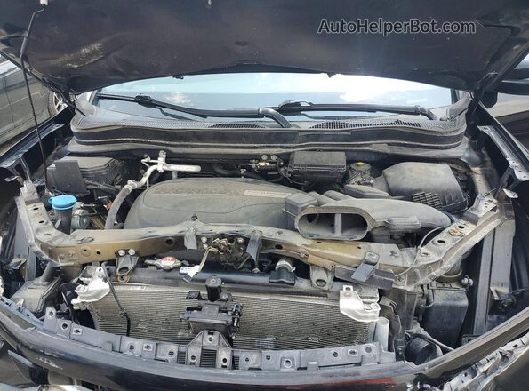 5FNYF8H55LB003210 2020 HONDA PASSPORT Black Вид підкапотного простору