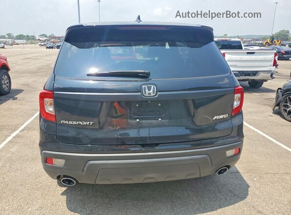 5FNYF8H55LB003210 2020 HONDA PASSPORT Black Вид ззаду