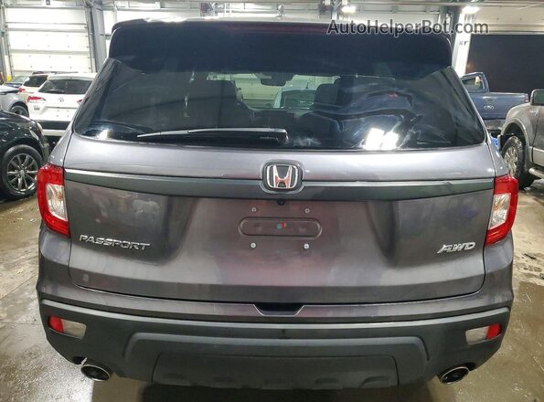 5FNYF8H55MB033471 2021 HONDA PASSPORT Gray Vista trasera