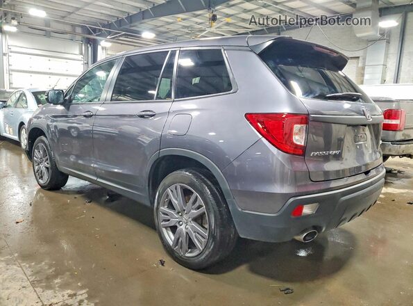 5FNYF8H55MB033471 2021 HONDA PASSPORT Gray Trasero izquierdo