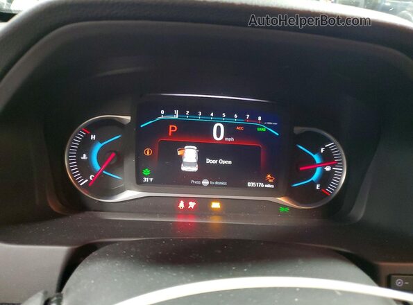 5FNYF8H55MB033471 2021 HONDA PASSPORT Gray Vista del cuadro de instrumentos