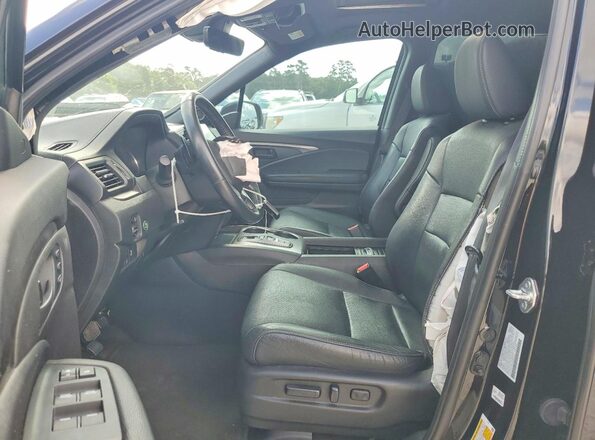 5FNYF8H55NB025596 2022 HONDA PASSPORT Black Widok wnętrza z przodu