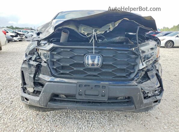 5FNYF8H55NB025596 2022 HONDA PASSPORT Black Widok z przodu