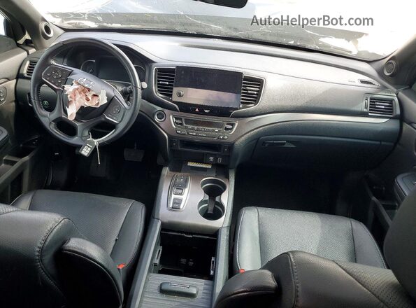 5FNYF8H55NB025596 2022 HONDA PASSPORT Black Widok deski rozdzielczej