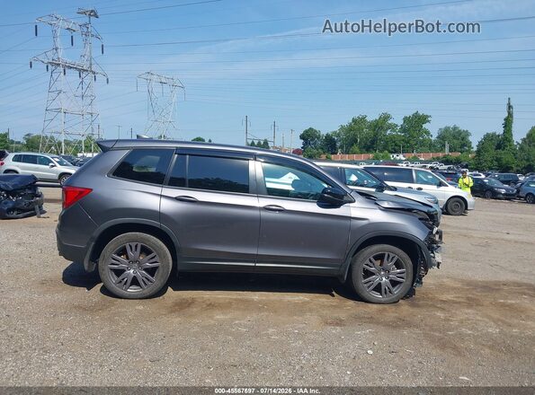 5FNYF8H56LB004625 2020 HONDA PASSPORT Gray Vista interior trasera