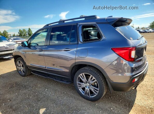 5FNYF8H57LB501389 2020 HONDA PASSPORT Gray Задня ліва чверть