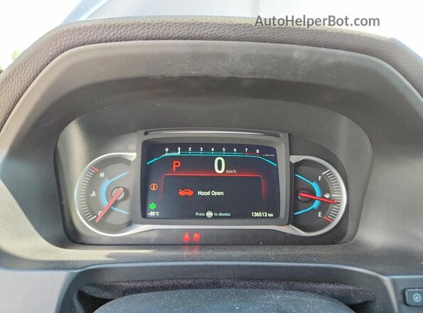 5FNYF8H57LB501389 2020 HONDA PASSPORT Gray Вид щитка приладів