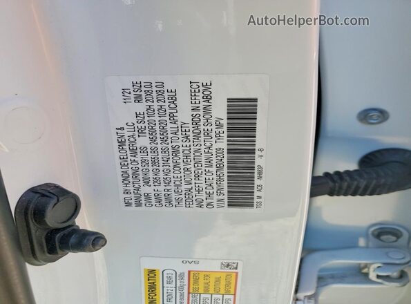 5FNYF8H57MB042009 2021 HONDA PASSPORT Белый Вид подкапотного пространства