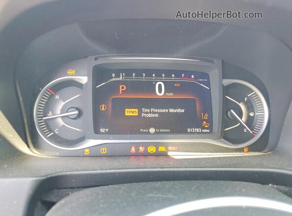 5FNYF8H57PB005398 2023 HONDA PASSPORT Burgundy Vista del cuadro de instrumentos
