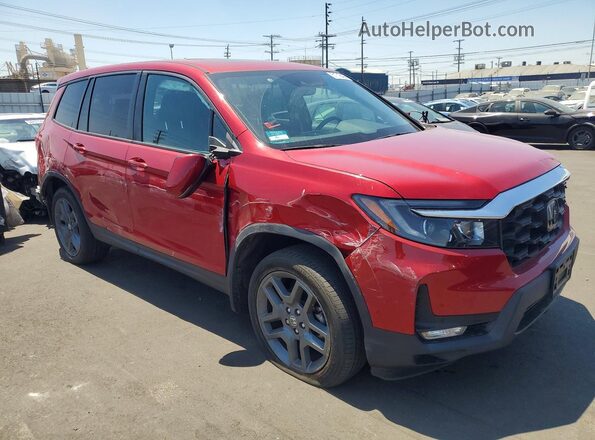5FNYF8H57PB005398 2023 HONDA PASSPORT Burgundy Delantero derecho
