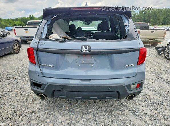 5FNYF8H57PB019253 2023 HONDA PASSPORT Blue Հետևի տեսք