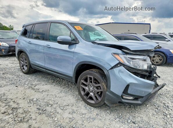 5FNYF8H57PB019253 2023 HONDA PASSPORT Blue Առջևի աջ