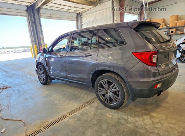 5FNYF8H58KB006519 2019 HONDA PASSPORT Серый Задняя левая четверть