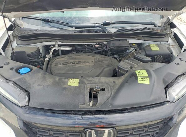 5FNYF8H58MB041340 2021 HONDA PASSPORT White უკანა სალონის ხედი
