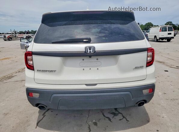 5FNYF8H58MB041340 2021 HONDA PASSPORT White უკანა ხედი