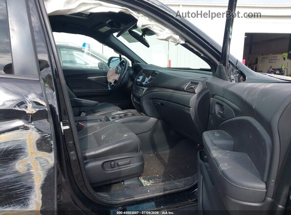 5FNYF8H58PB006611 2023 HONDA PASSPORT Black წინა სალონის ხედი