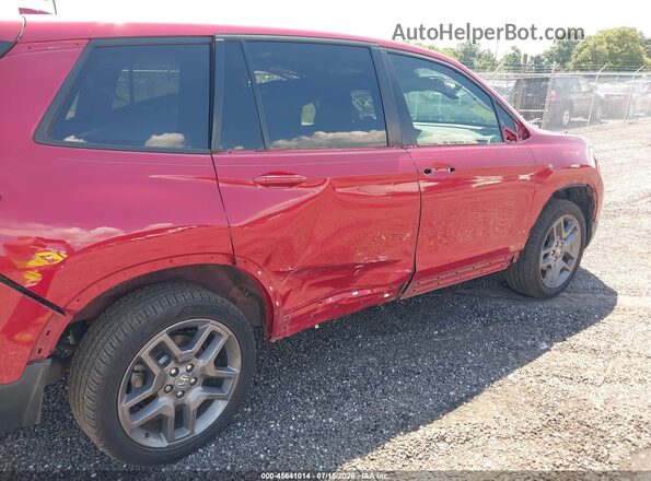 5FNYF8H58PB036093 2023 HONDA PASSPORT Красный Вид спереди