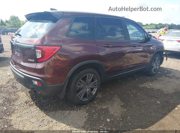 5FNYF8H59LB009642 2020 HONDA PASSPORT Red Հետևի աջ