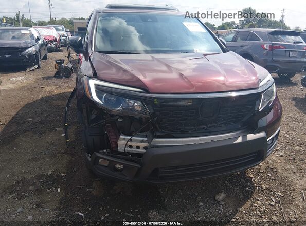 5FNYF8H59LB009642 2020 HONDA PASSPORT Red Դիմացի տեսք