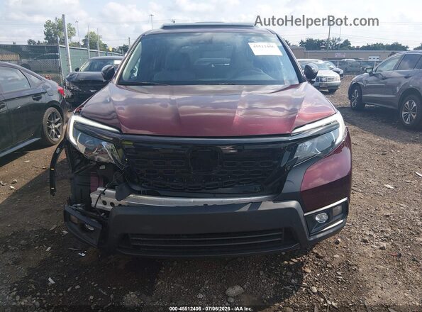 5FNYF8H59LB009642 2020 HONDA PASSPORT Red Սարքավորումների վահանակի տեսք