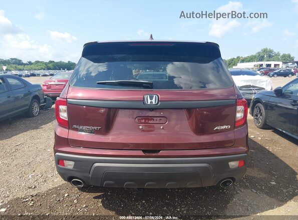 5FNYF8H59LB009642 2020 HONDA PASSPORT Red 
