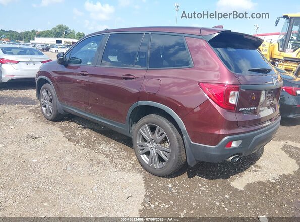 5FNYF8H59LB009642 2020 HONDA PASSPORT Red Հետևի ձախ
