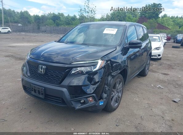 5FNYF8H59MB004992 2021 HONDA PASSPORT Black Widok z przodu