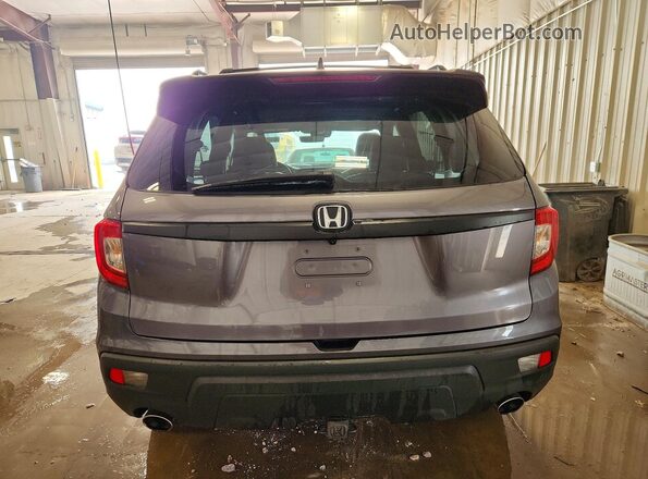 5FNYF8H5XKB022561 2019 HONDA PASSPORT Gray Rear view