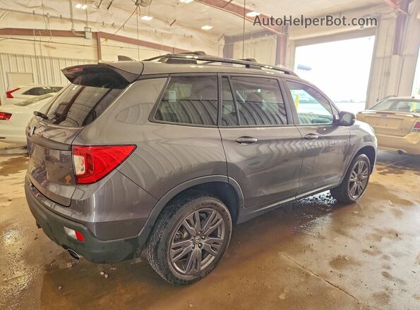5FNYF8H5XKB022561 2019 HONDA PASSPORT Gray Rear right