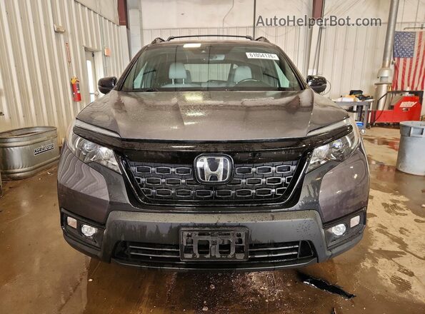 5FNYF8H5XKB022561 2019 HONDA PASSPORT Gray Front view