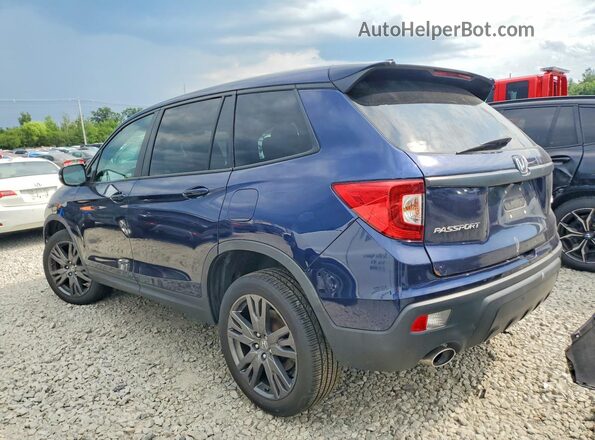 5FNYF8H5XLB006782 2020 HONDA PASSPORT Blue Задня ліва чверть