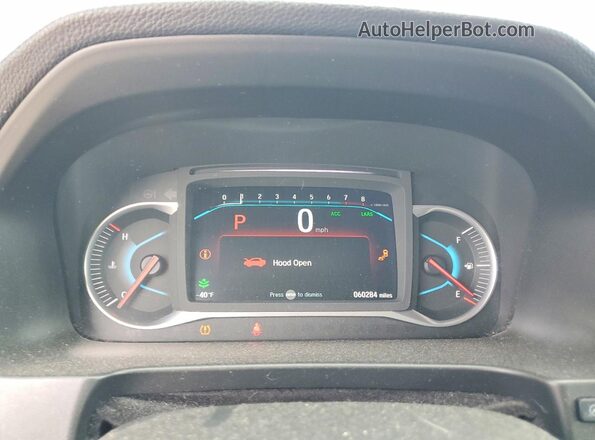 5FNYF8H5XLB006782 2020 HONDA PASSPORT Blue Вид щитка приладів