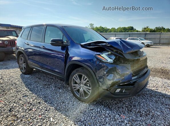 5FNYF8H5XMB010414 2021 HONDA PASSPORT Blue წინა მარჯვენა