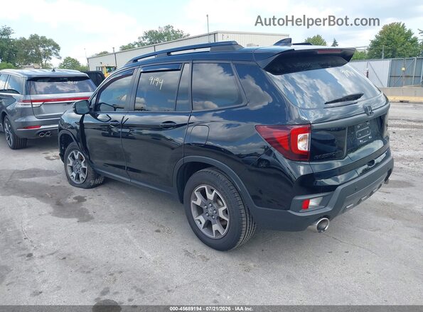 5FNYF8H61PB007138 2023 HONDA PASSPORT Black Rear left