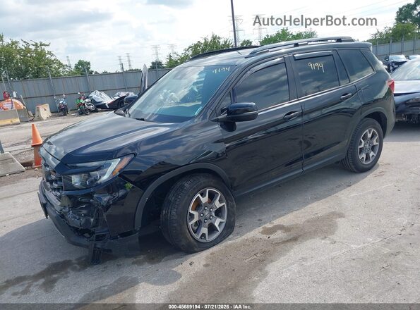 5FNYF8H61PB007138 2023 HONDA PASSPORT Black Front left