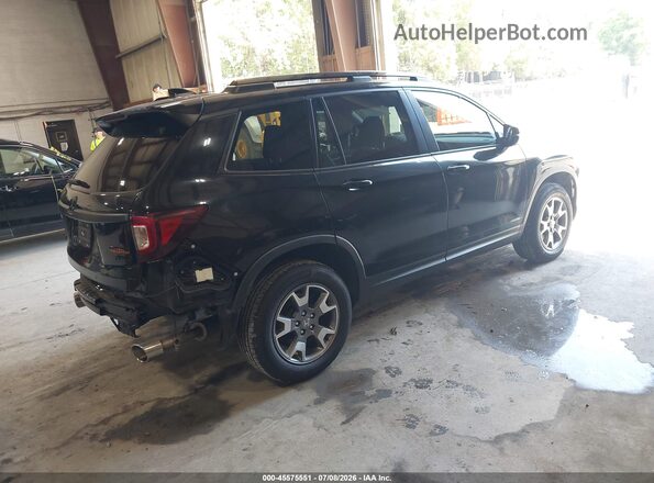 5FNYF8H62NB001670 2022 HONDA PASSPORT Черный Задняя правая четверть