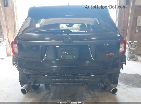5FNYF8H62NB001670 2022 HONDA PASSPORT Черный Вид спереди