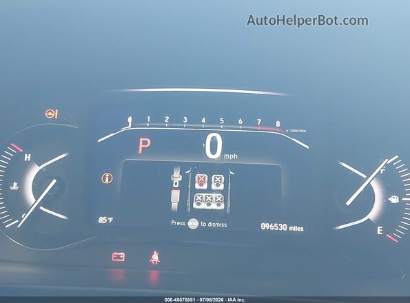5FNYF8H62NB001670 2022 HONDA PASSPORT Черный Вид задних сидений