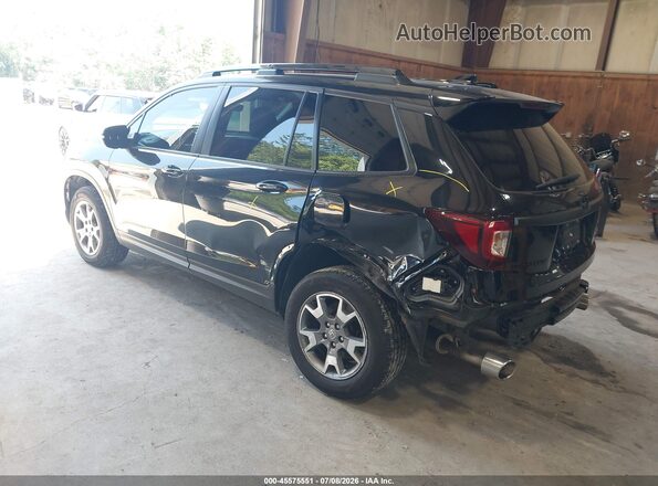 5FNYF8H62NB001670 2022 HONDA PASSPORT Черный Задняя левая четверть
