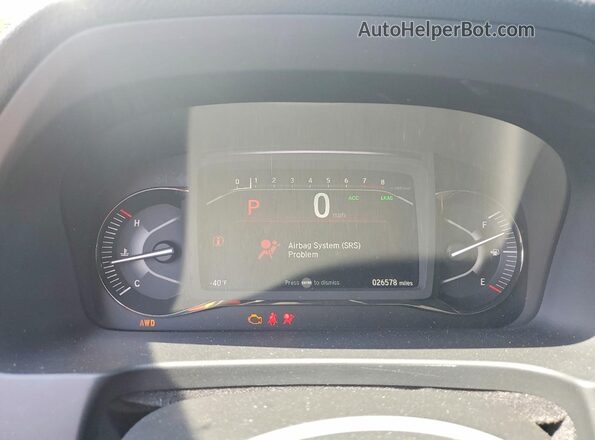 5FNYF8H63RB011954 2024 HONDA PASSPORT Silver ხელსაწყოთა პანელის ხედი
