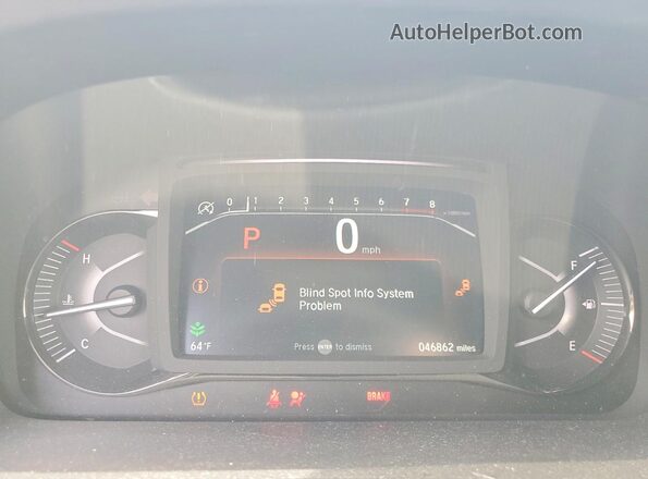 5FNYF8H64PB019364 2023 HONDA PASSPORT White Vista del cuadro de instrumentos